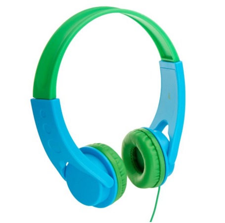AmazonBasics On Ear Headphones blue-green