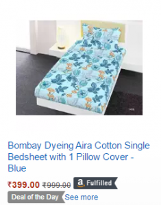 Buy Bombay Dyeing bedsheets at lowest prices online in india