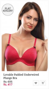 flat 40 percent off on lovable on zivame-2